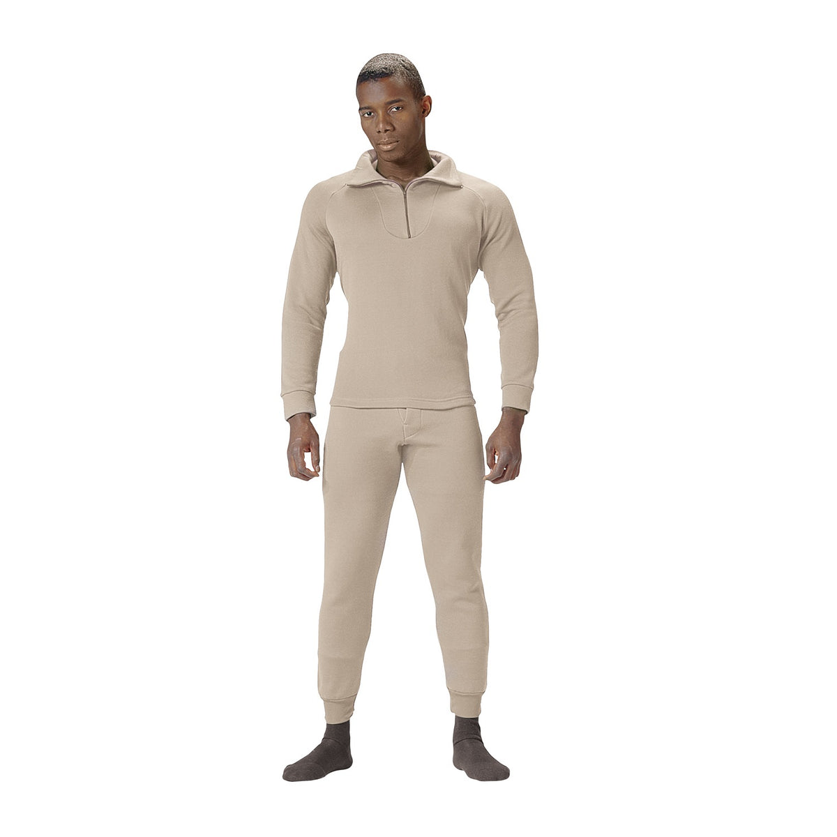 Rothco ECWCS Poly Zip Collar Shirts Desert Sand