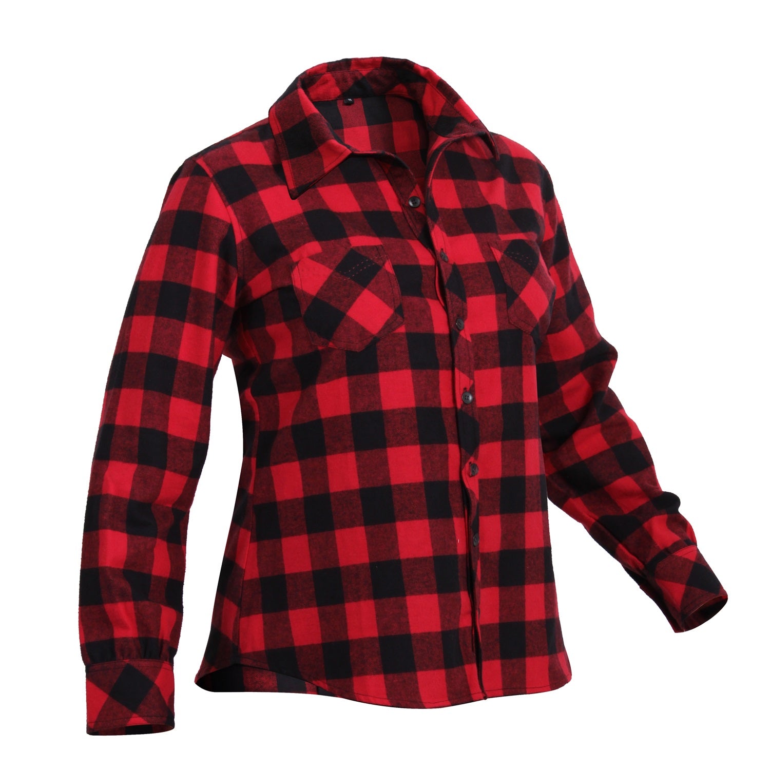 Rothco Extra Heavyweight Buffalo Plaid Flannel Shirt, Red Plaid, 2XL