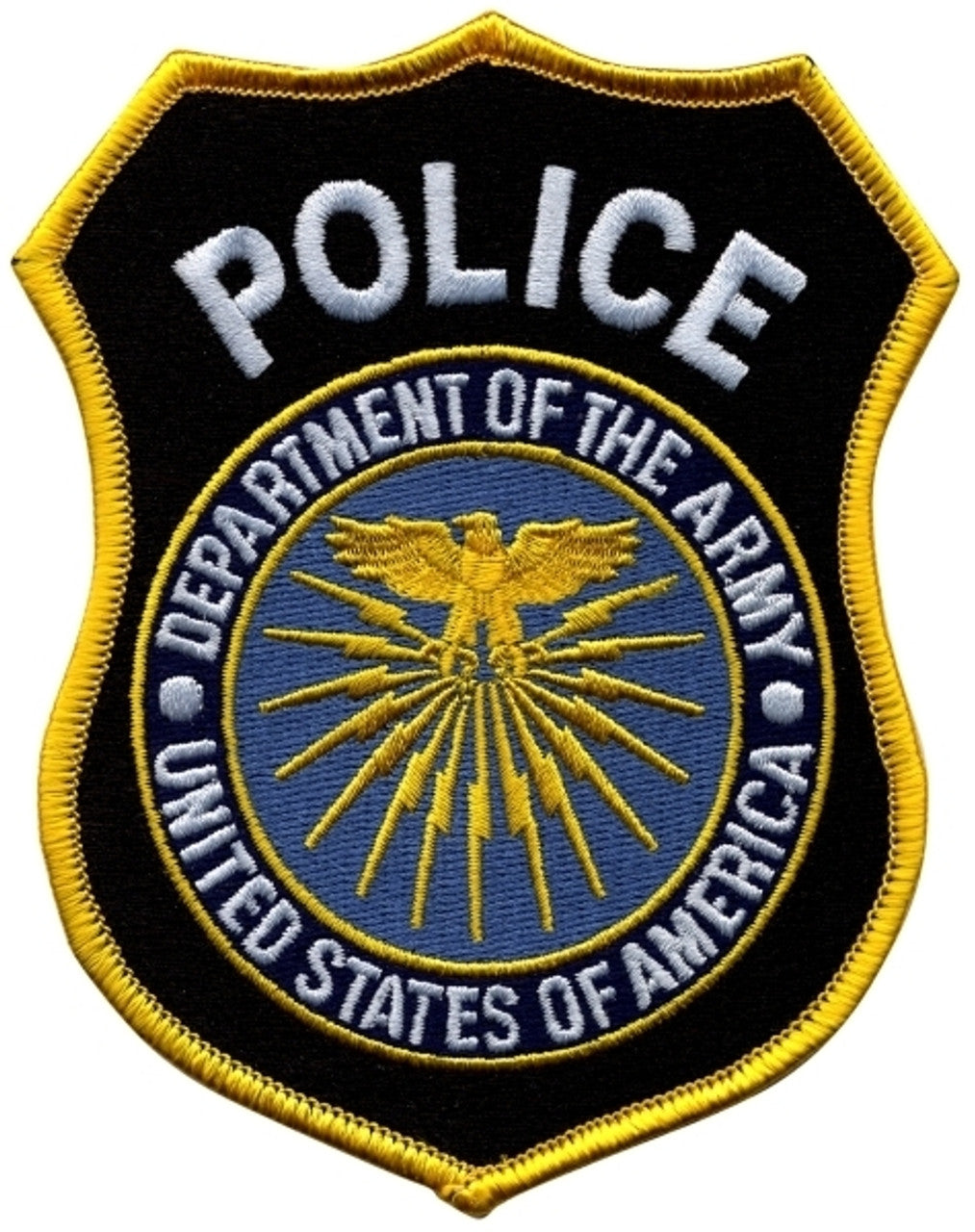 Army Cap Patch: Police Department of the Army - Full Color