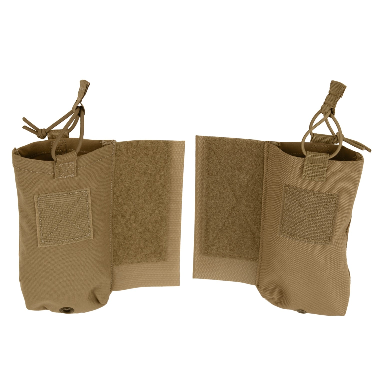 Rothco LACV (Lightweight Armor Carrier Vest) Side Radio Pouch Set Coyote Brown
