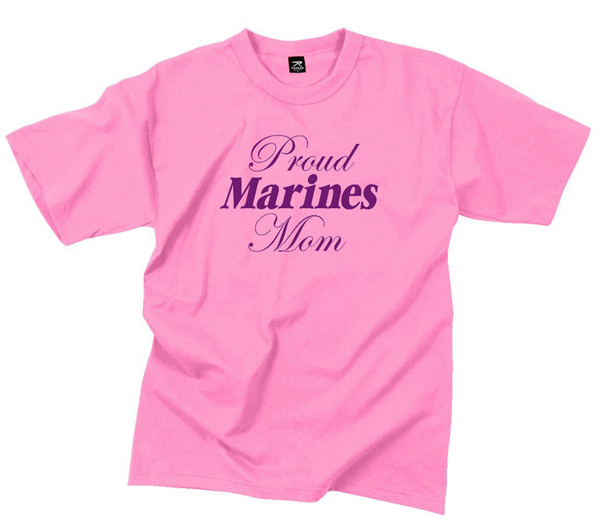 CLEARANCE Proud Marines Mom T-Shirt - PINK
