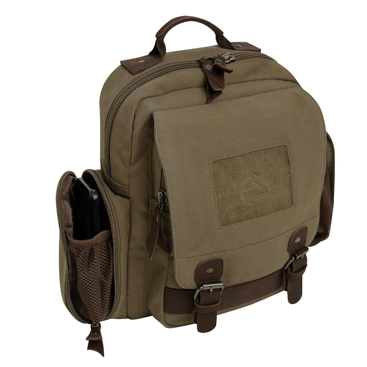 Rothco Vintage Canvas Sling Backpack - Olive Drab