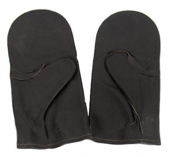 Genuine Leather Type N-2 Mitten Inserts - NEW Vintage Item 1971