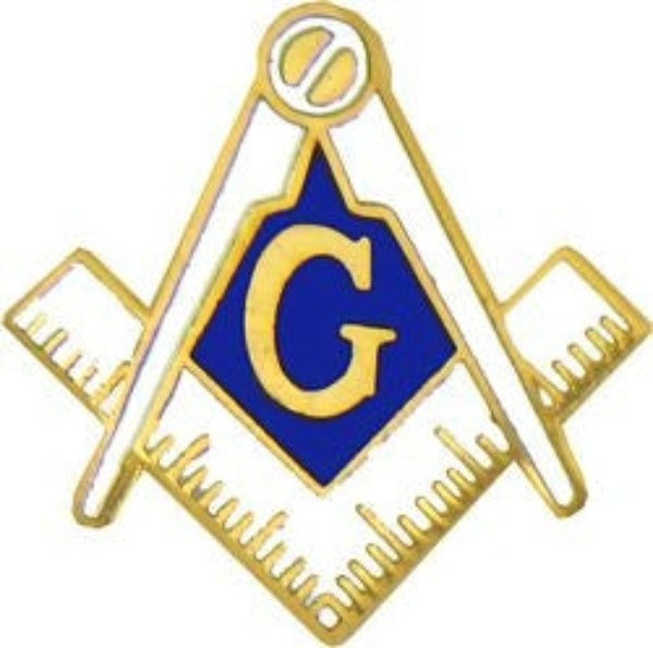 Masonic Symbol Cutout Pin - Clearance!