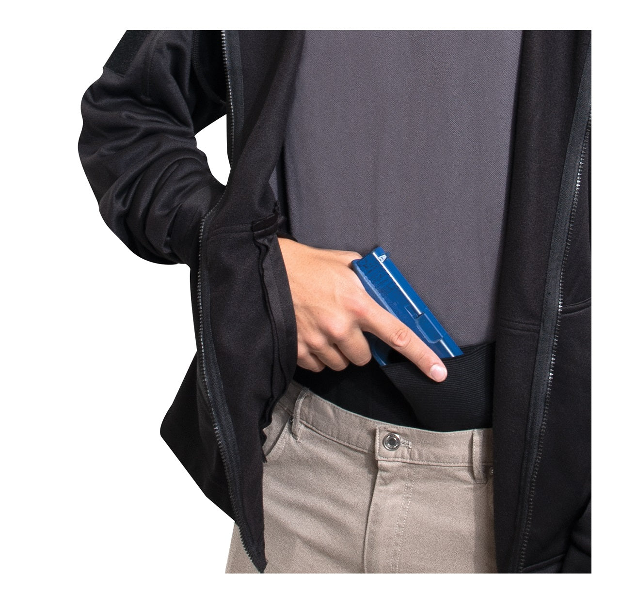 Rothco Concealed Carry Zippered Hoodie - Black