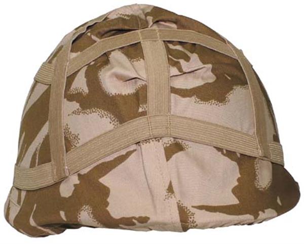 British Helmet Cover - DPM DESERT CAMO