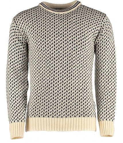 TW Kempton Dover Crew Neck Sweater - Classic Norwegian Pattern