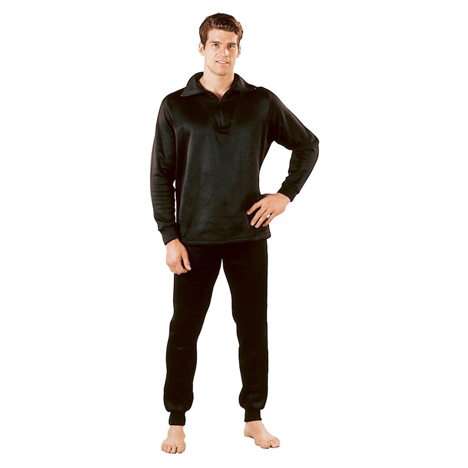 Rothco ECWCS Poly Zip Collar Shirts Black