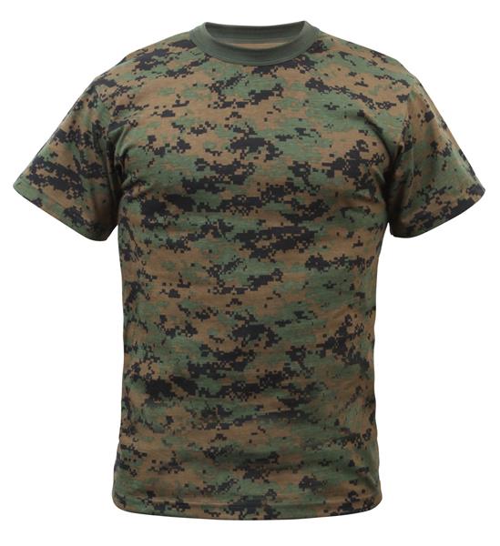 Rothco Kids Digital Camo T-Shirt - WOODLAND DIGITAL