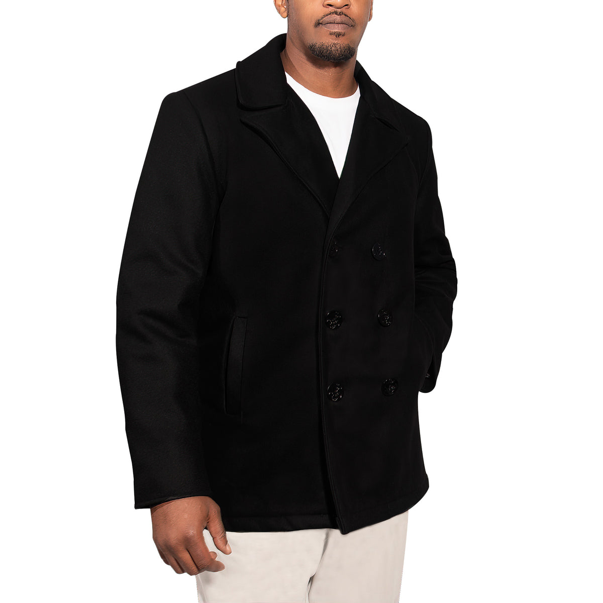 Rothco Deluxe Pea Coat - Navy Peacoat
