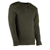 Woolly Pully CREW Neck Sweater with Epaulets and Pen Pocket - Various Colors