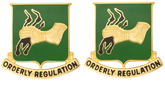 720th Military Police Unit Crest - Pair - ORDERLY REGULATION