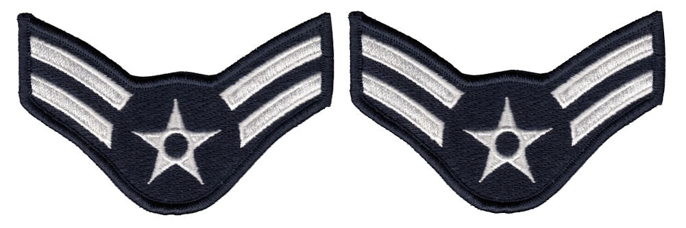 U.S. Air Force Chevrons for Enlisted - Dress Uniform USAF Rank