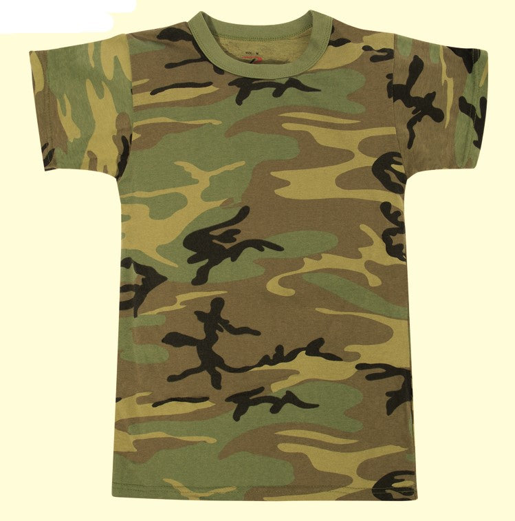 Rothco Kids Vintage Woodland Camo T-Shirt