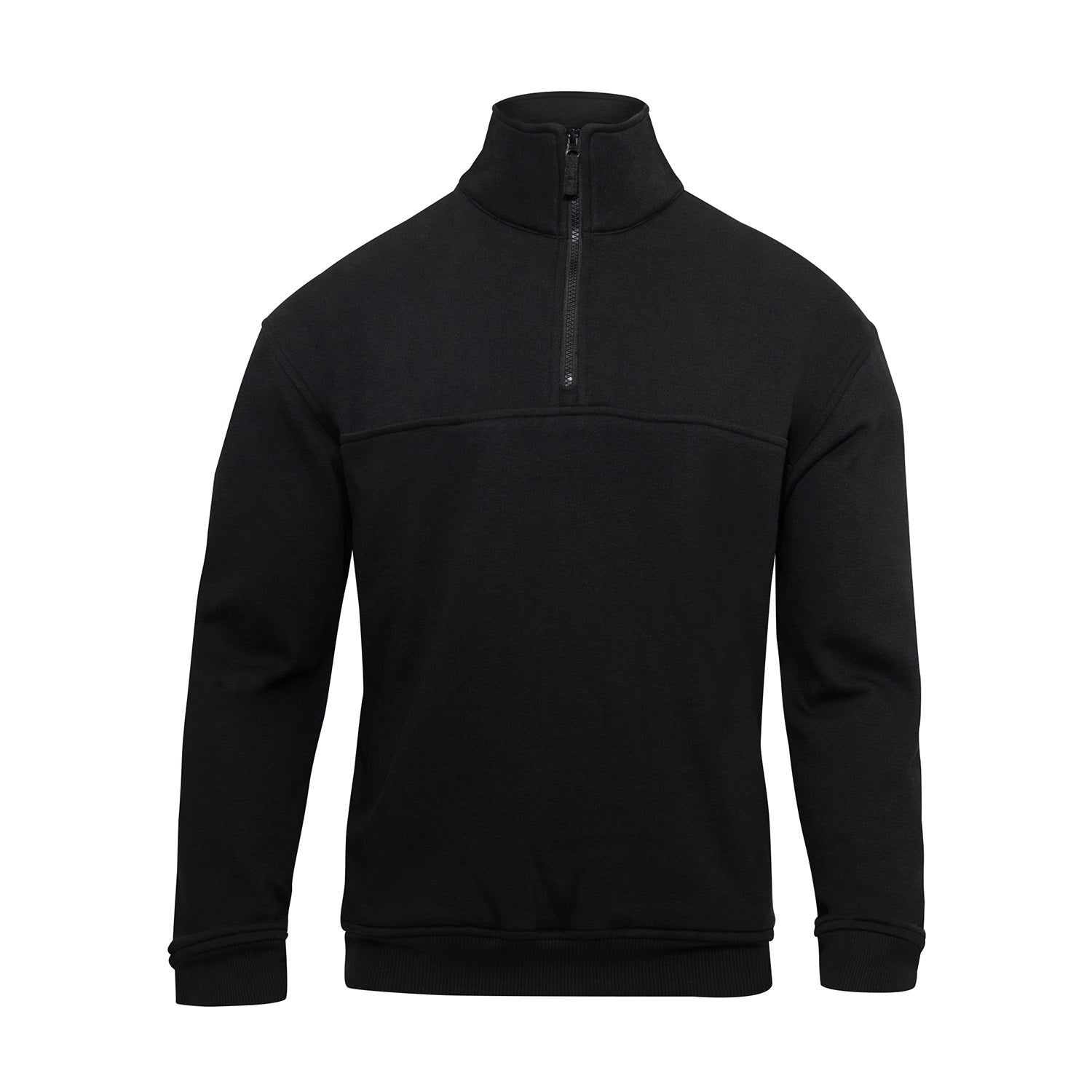 Rothco Firefighter / EMS Heavy Duty 1/4 Zip Workshirt Black
