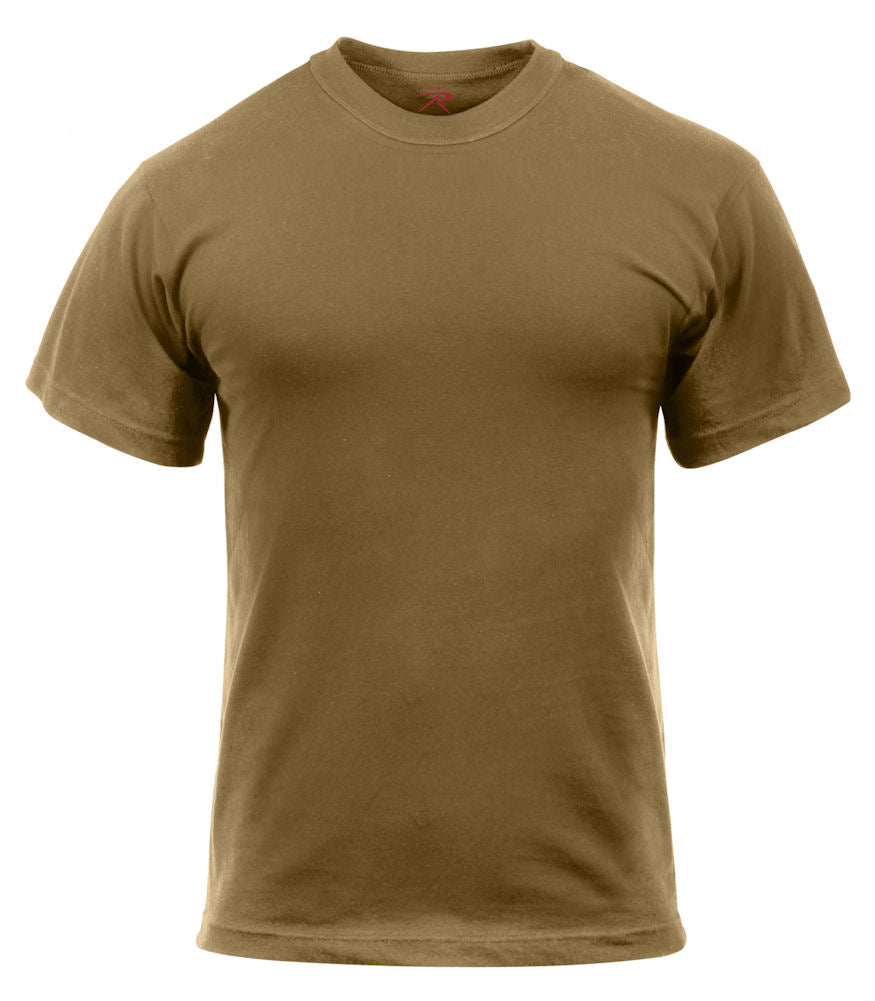 Rothco Solid Color 100% Cotton Military T-Shirt
