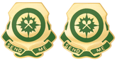 795th Military Police Battalion Unit Crest - Pair - SEND ME