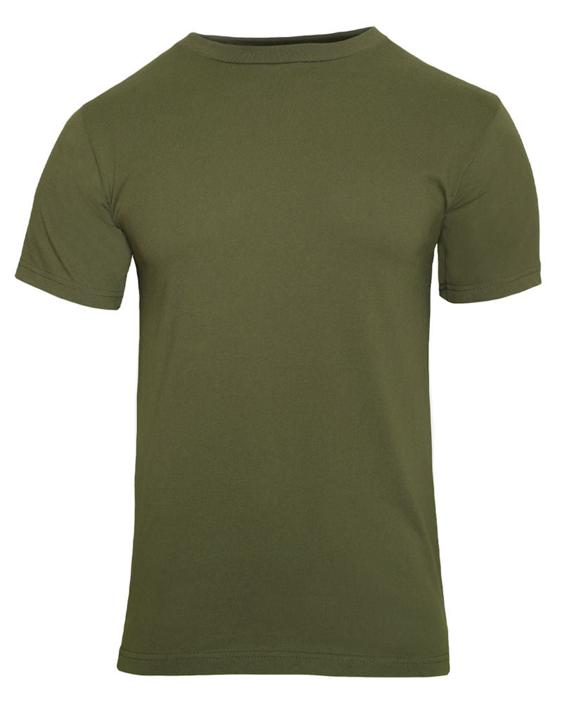 Rothco Solid Color 100% Cotton Military T-Shirt