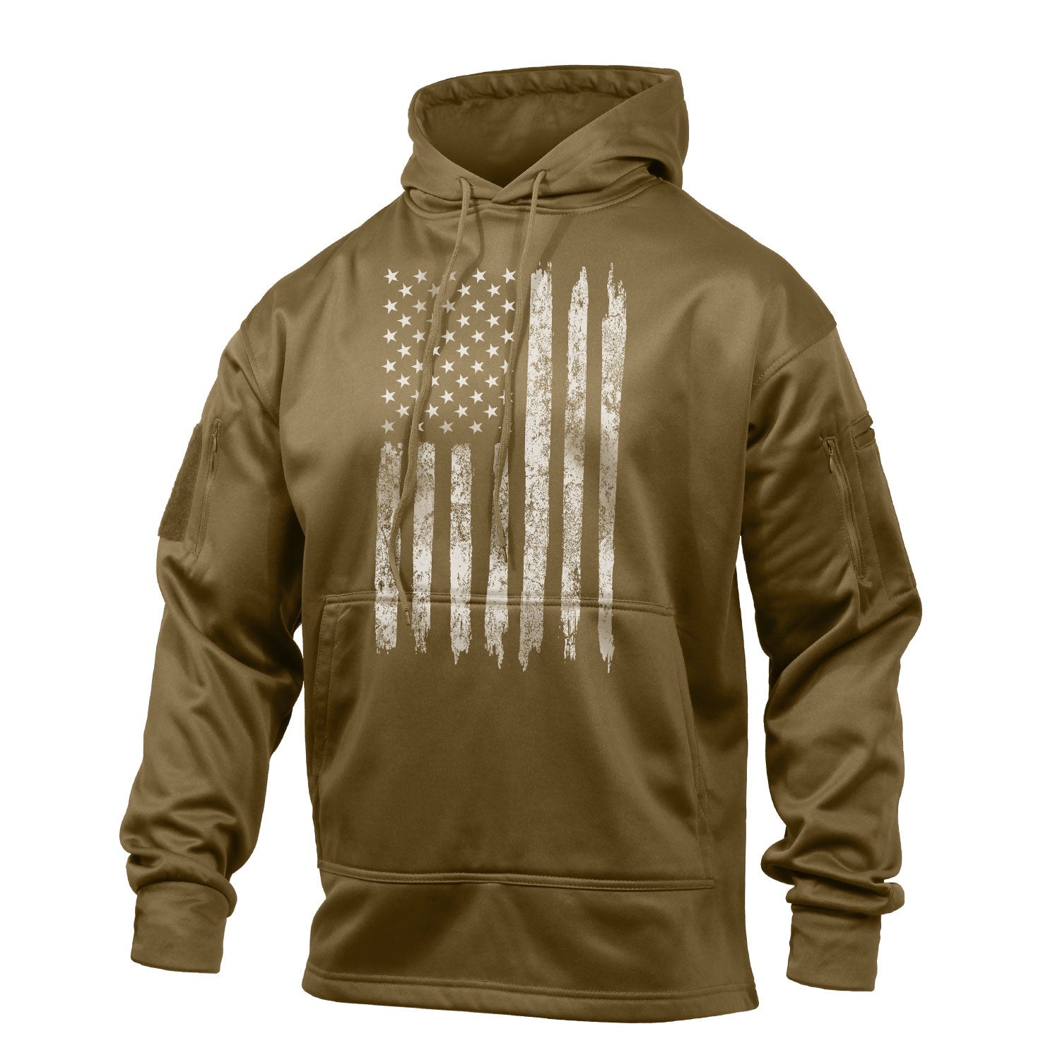 Rothco Distressed US Flag Concealed Carry Hooded Sweatshirt