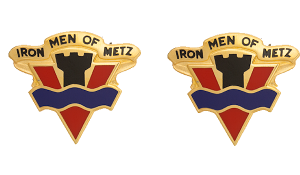 95th Training Division Distinctive Unit Insignia - Pair - IRON MEN OF METZ