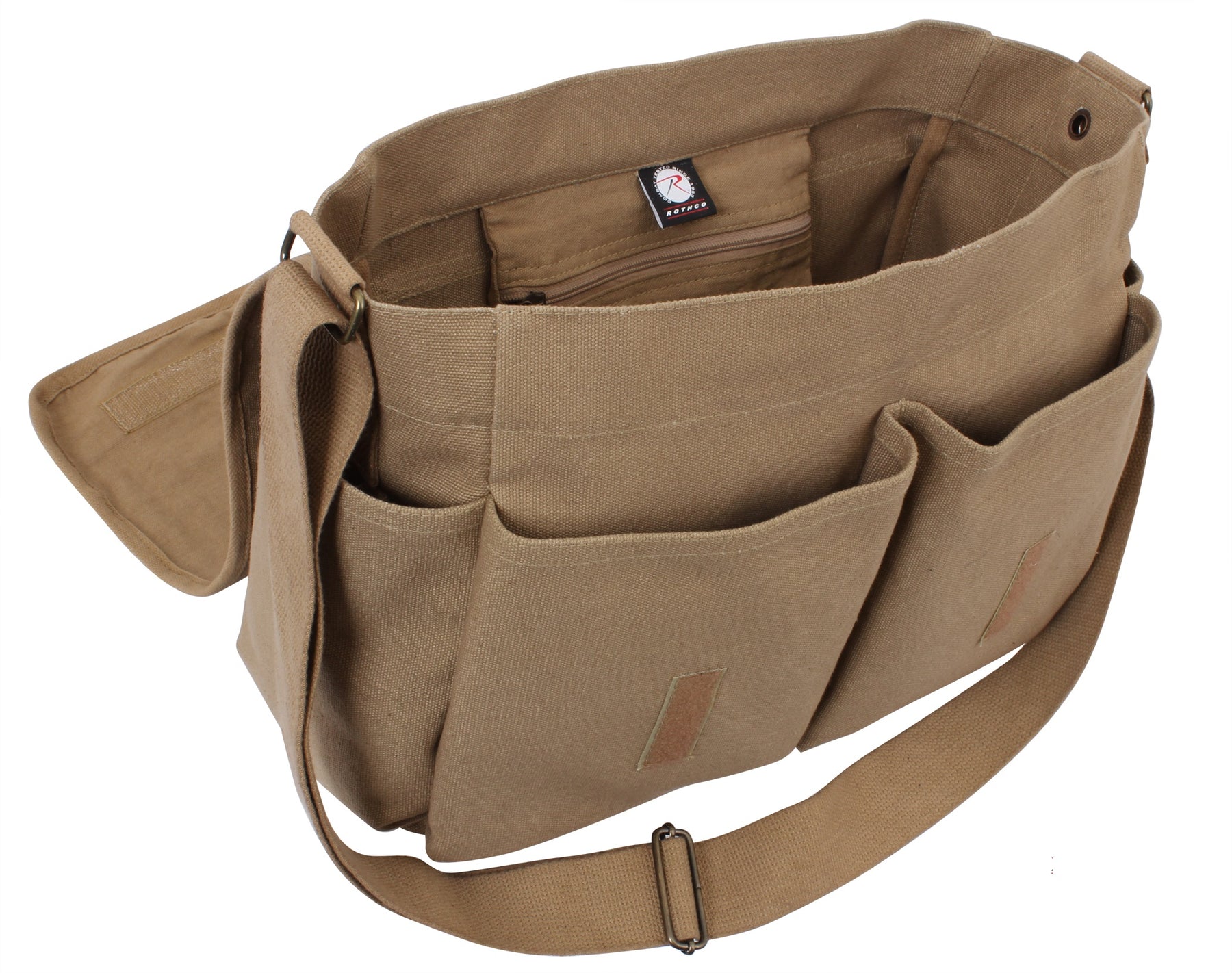 Vintage Unwashed Canvas Messenger Bag