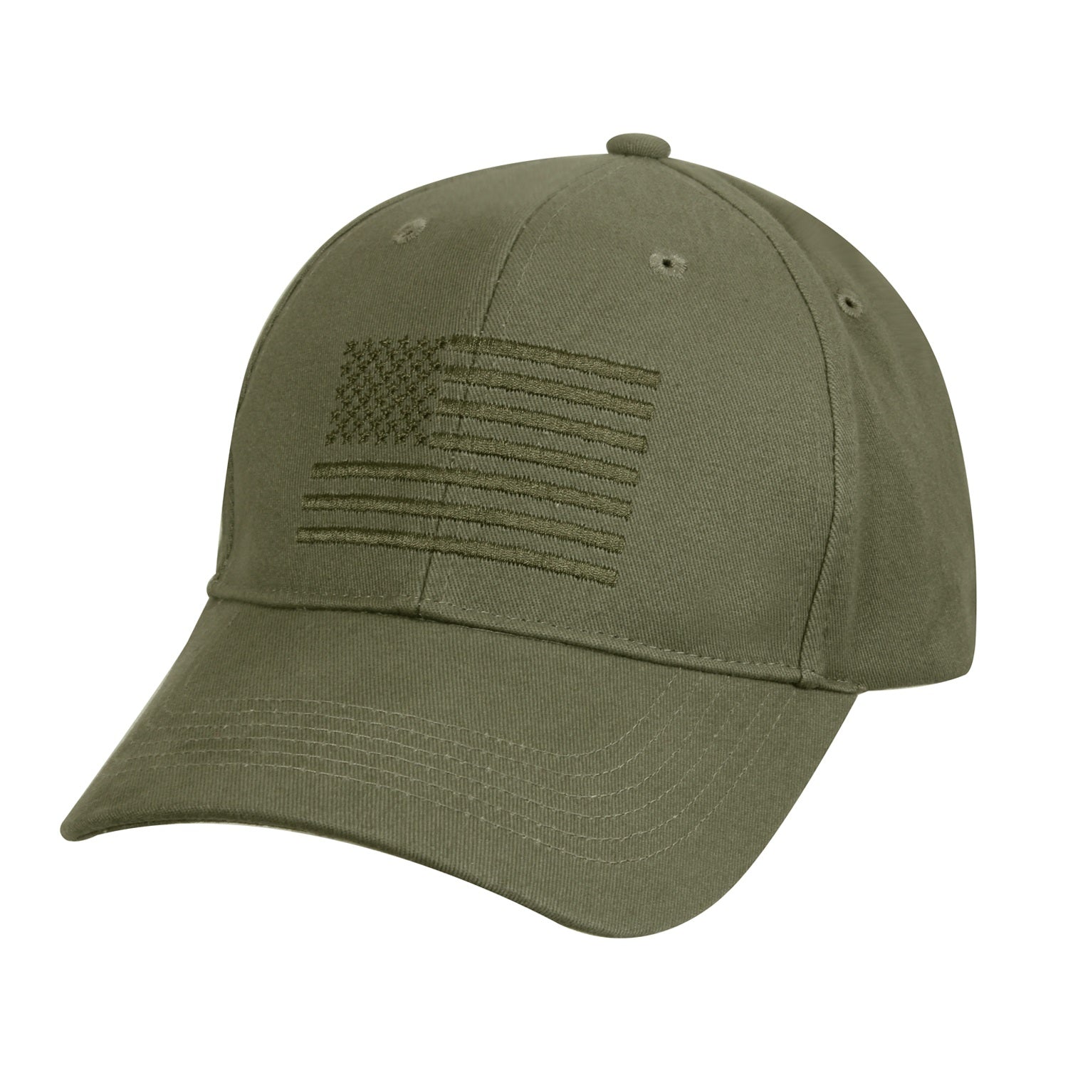 Rothco U.S. Flag Low Profile Cap Olive Drab