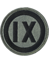 9th Corps ACU Patch - Foliage Green - Closeout Great for Shadow Box