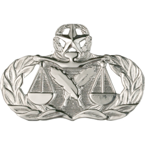 Air Force Badge - Paralegal Master
