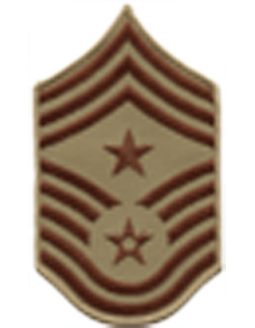 U.S. Air Force Chevrons for Enlisted - Desert DCU USAF Rank
