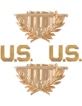Staff Specialist Branch Insignia Set with U.S. Letters