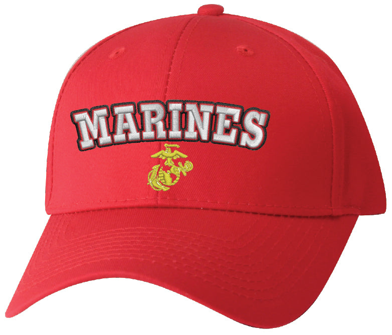 CLEARANCE - 3D U.S. MARINES Ballcaps - Made In USA