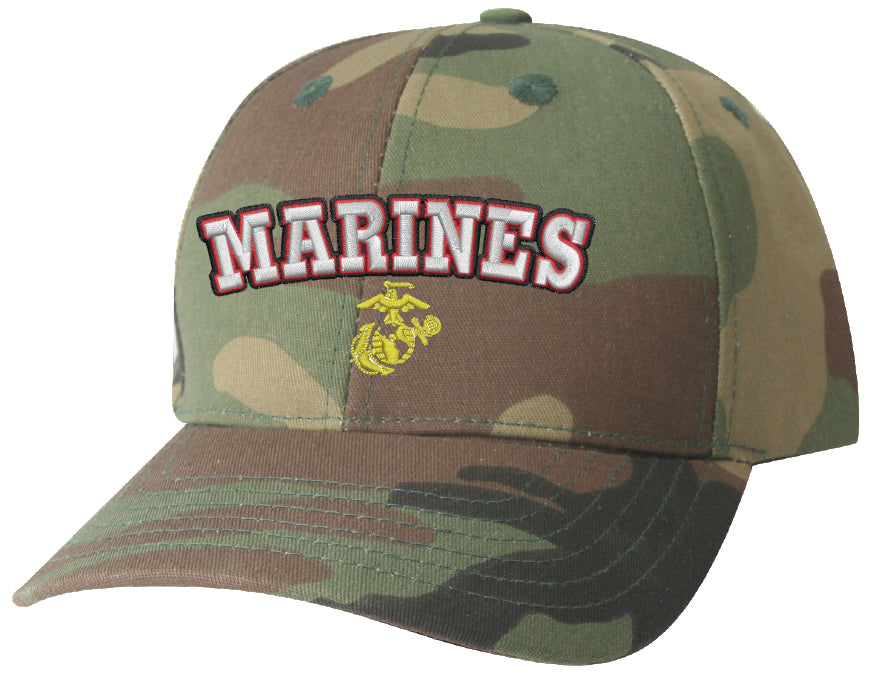 CLEARANCE - 3D U.S. MARINES Ballcaps - Made In USA