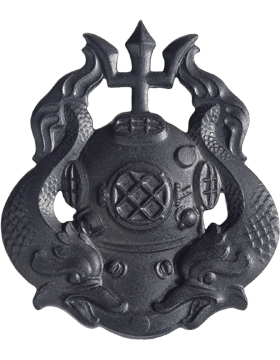 U.S. Army Master Diver Badge - Black Metal Pin-On