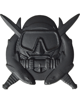 U.S. Army Special Operations Diver Badge - Black Metal Pin-On