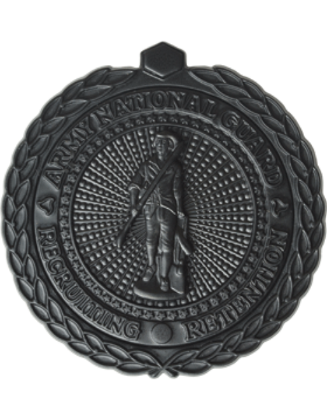 U.S. Army Recruiter Basic with Minuteman Badge - Black Metal Senior