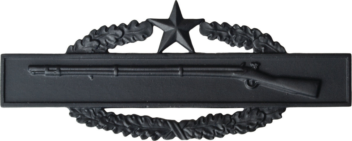 U.S. Army Combat Infantryman CIB - Black Metal Pin-On