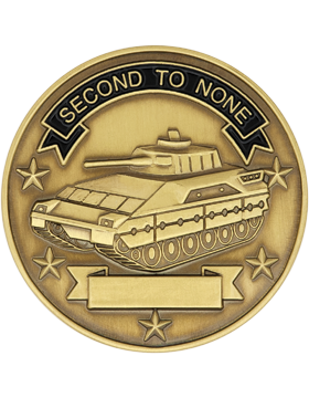 Bradley Master Gunner Challenge Coin with Enamel