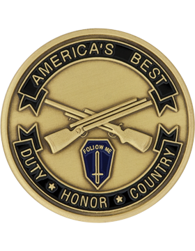 U.S. Army Sniper School Challenge Coin with Enamel