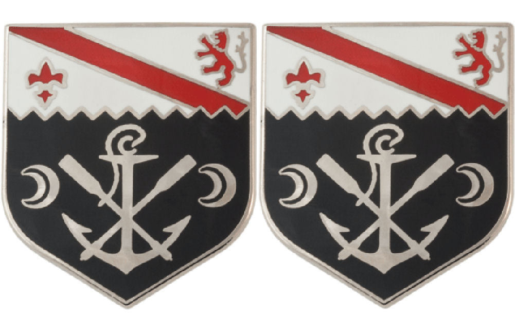 1st Engineering Battalion Distinctive Unit Insignia - Pair