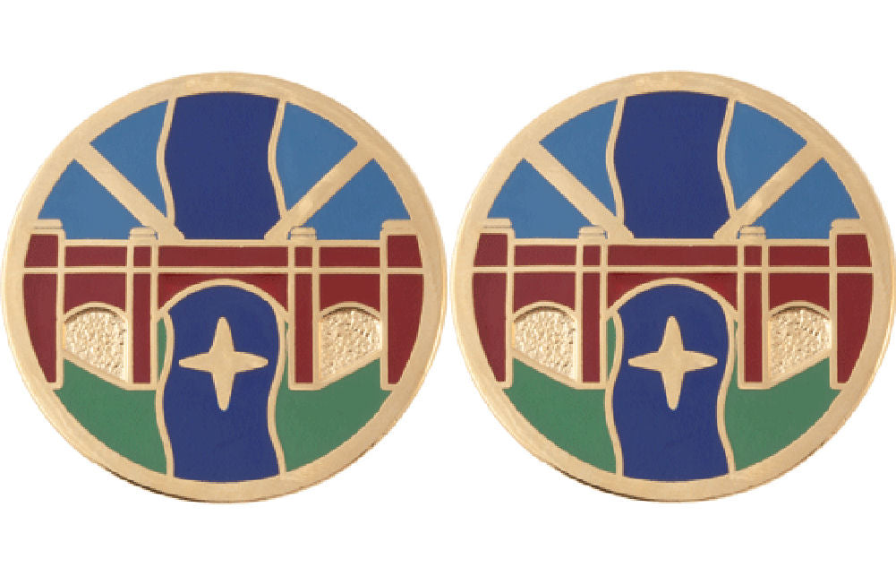 1st Transportation Agency Distinctive Unit Insignia - Pair