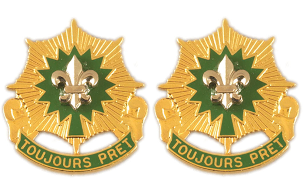 2nd ACR (Armored Cavalry Regiment) Distictive Unit Insignia - Pair - TOUJOURS PRET