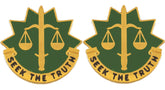 6th Military Police MP Distinctive Unit Insignia - Pair