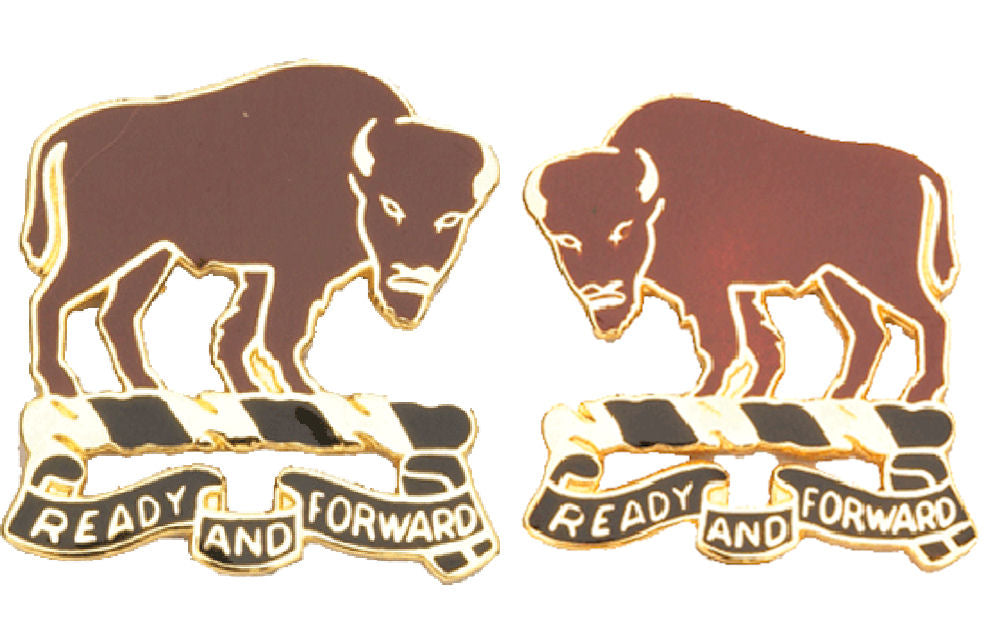 10th Cavalry Distinctive Unit Insignia - Pair - READY AND FORWARD
