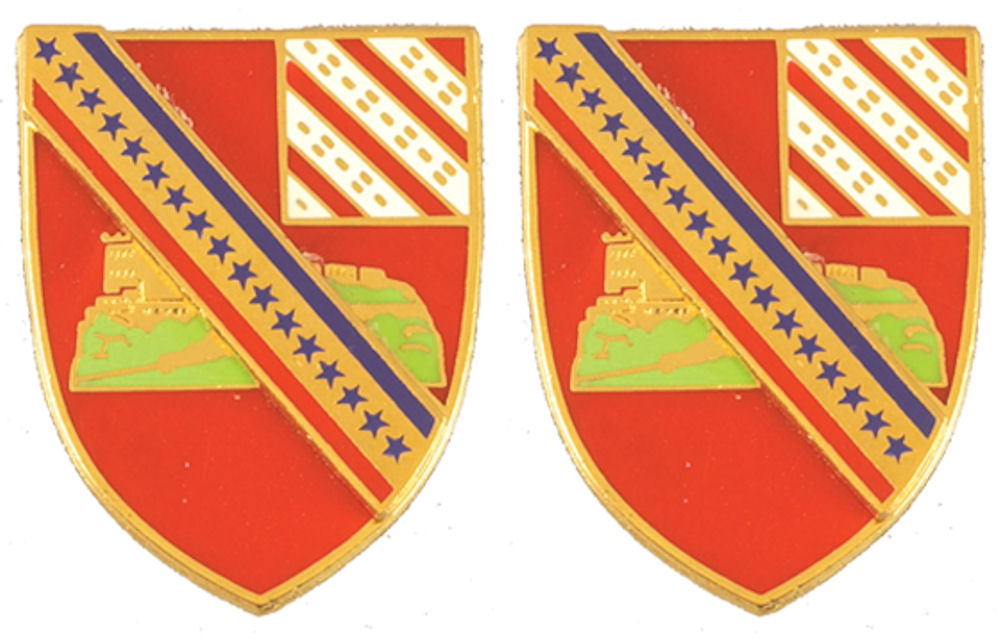 17th Field Artillery Regiment Distinctive Unit Insignia - Pair