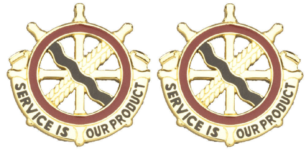 24th Transportation Battalion Distinctive Unit Insignia - Pair