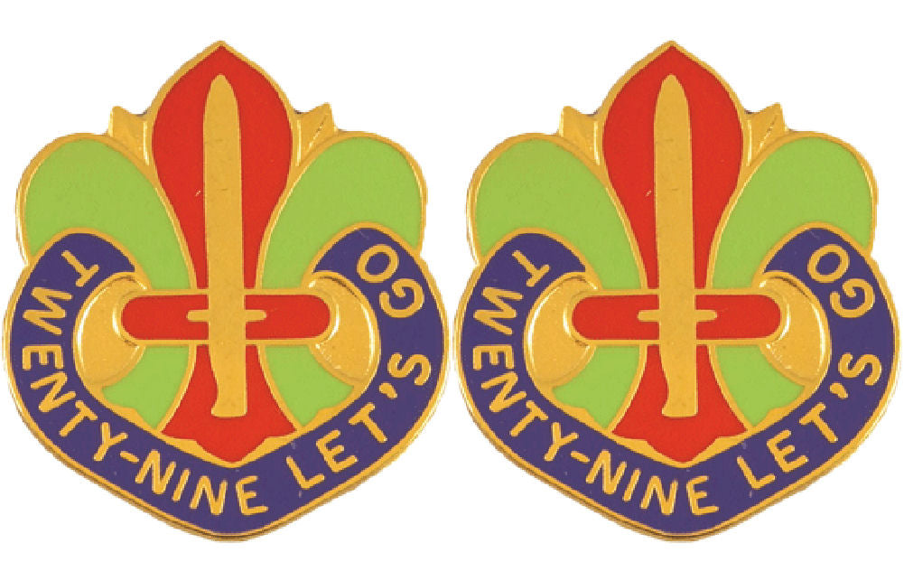 29th Infantry Division Distinctive Unit Insignia - Pair