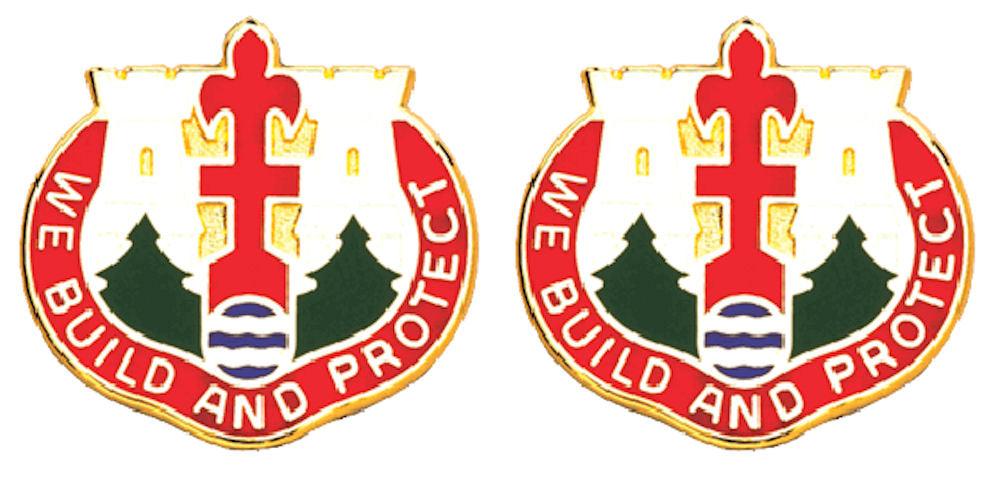 46th Engineering Group Michigan Distinctive Unit Insignia - Pair