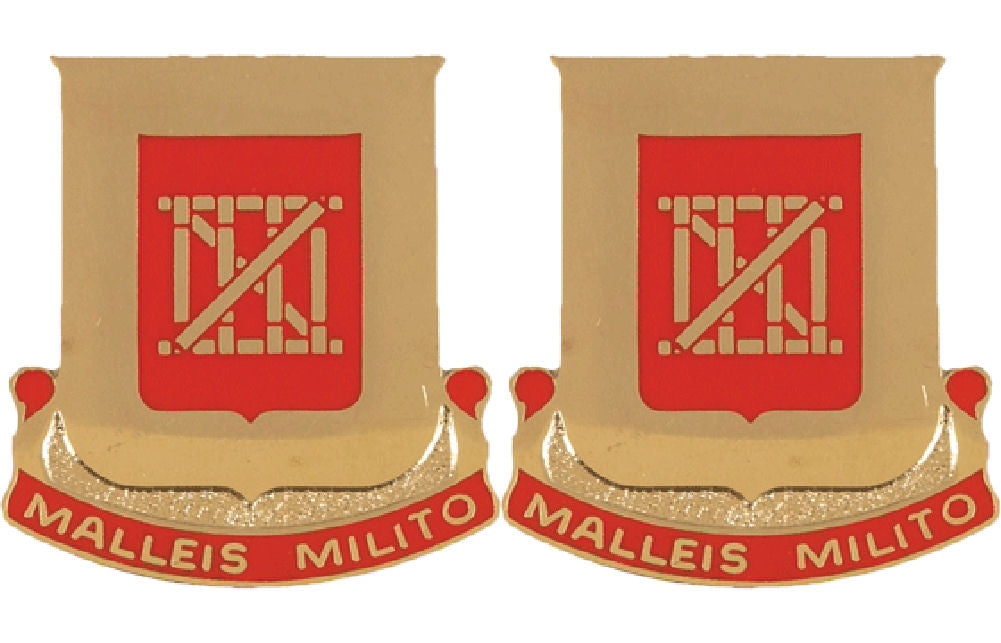 62nd Engineering Battalion Distinctive Unit Insignia - Pair