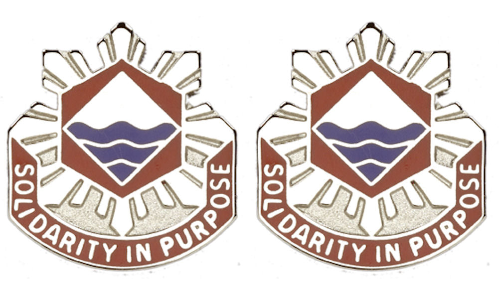 115th Engineering Group Distinctive Unit Insignia - Pair - SOLIDARITY IN PURPOSE