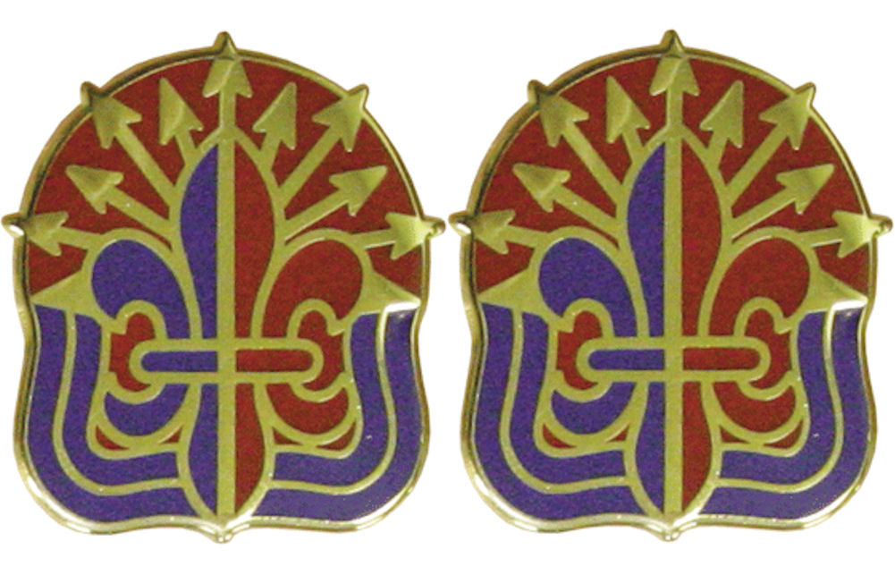 115th Field Artillery Brigade Wyoming Distinctive Unit Insignia - Pair